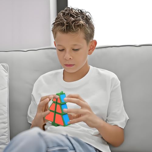 Cube de sapin de Noël pour adulte, décoration puzzle porte-clés, 1 x 2 x 3, arbre de Noël de vitesse