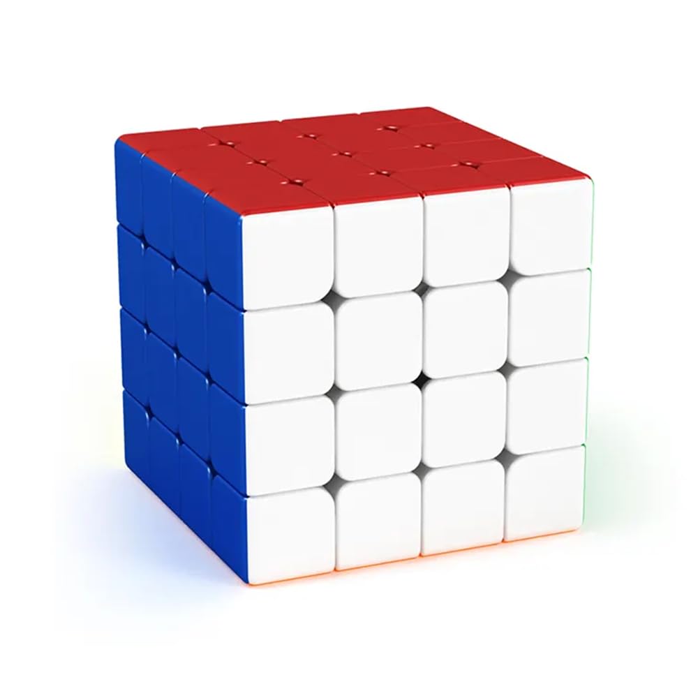  XMDCuber MoYu Meilong 4M 4x4 Magique Cubo - Bonne pour les Experts - Anti-Pop et Pistons Doux (Version M) - 59mm