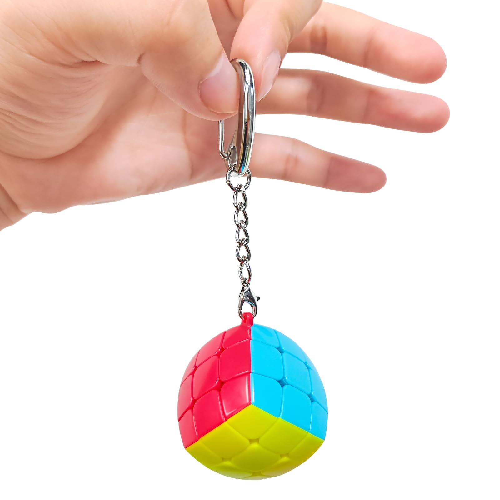 Magic Cube Vdealen Mini Speed Cube Porte-clés,Idéal pour Tous les Niveaux,Cadeau Original pour Enfants et Adolescents