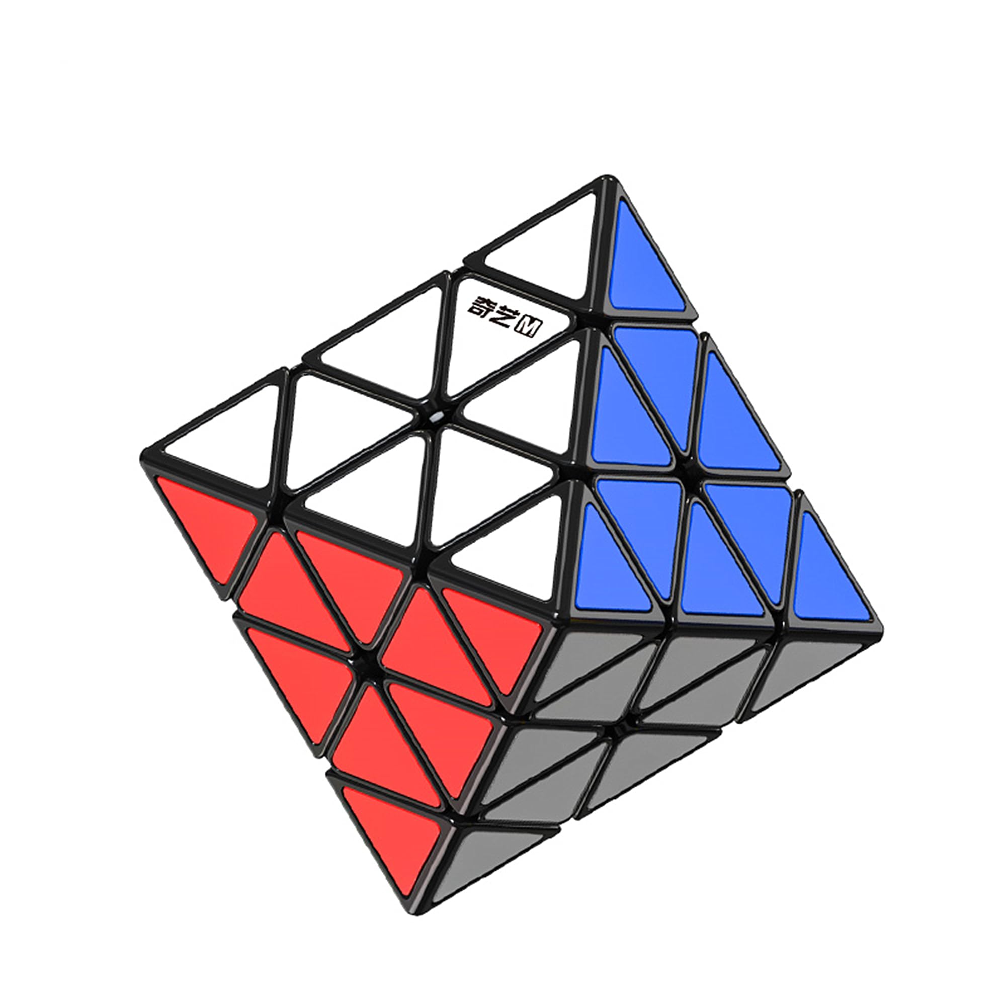 XMDCuber QY Magitech Octahedron Cube Vitesse Magnétique, Cube Magnétique sans Stickers pour Collectionneurs Avancés (ver