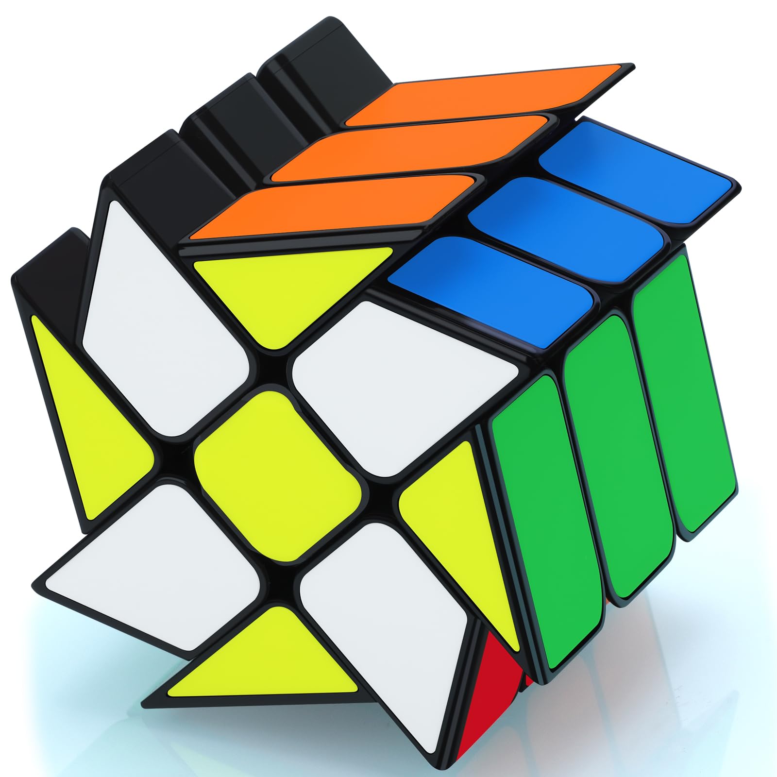 TOYESS Fenghuolun Cube de Vitesse Difficile - Cadeau Original pour Enfants, Adolescents et Adultes - Magic Speed Cube 3x
