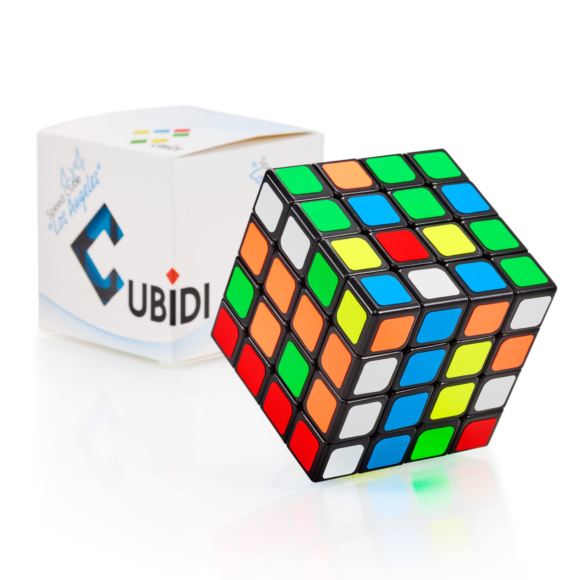 CUBIDI® Cube Magique 4x4x4 - Vitesse avec Caractéristiques de Rotation Optimisées - Classique Jouet 4x4 pour Adultes et 
